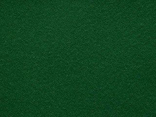 Dark green felt background texture. Surface of snooker or poker table. Natural felt for patchwork or other artwork. Full frame background texture pattern of art, stationery material in contrast color. - obrazy, fototapety, plakaty