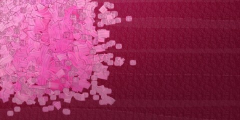 pink knitted fabric background with a frame for text