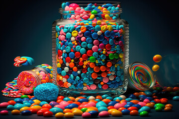 candy vivid background