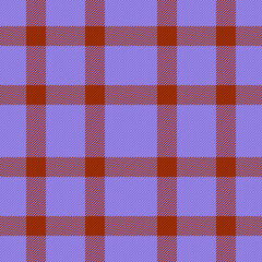Check seamless tartan. Texture fabric plaid. Pattern vector textile background.