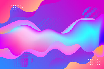 abstract colorful wave background for landing page and website with abstract gradient color