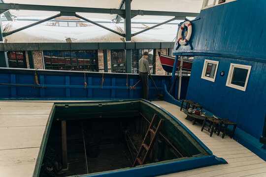 Old Boats from Rahmi M. Koc Museum Istanbul-Turkey - sep 2022