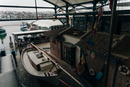 Old Boats from Rahmi M. Koc Museum Istanbul-Turkey - sep 2022