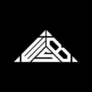 WSB letter logo creative design with vector graphic, WSB simple and modern logo.