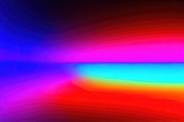 Nighttime Vibes Bright Neon Room Illustration.