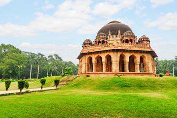 Muhammad Shah's Tomb at Lodi Gardens in Delhi, India