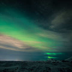 Fototapeta na wymiar Aurora in Iceland