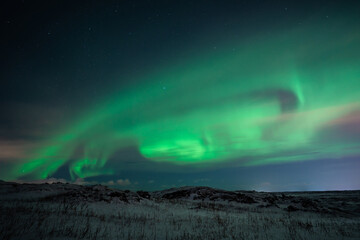 Aurora in Iceland - obrazy, fototapety, plakaty