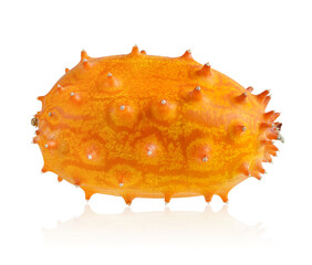 Single whole kiwano fruit 