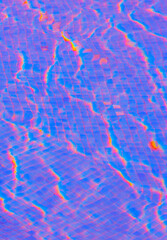 Minimalist wallpaper Blue pink vaporwave swimming pool relax water. Vacation dreams  time concept
