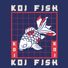 Free Vector | Flat design koi fish logo design