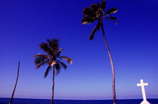 A landscape of Mozambique Island, Mozambique.