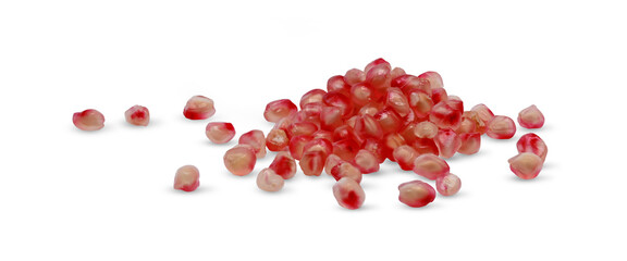 red pomegranade isolated for healthy
