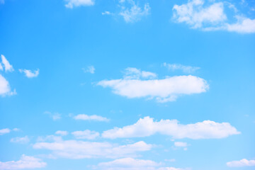 Summer sky with clouds