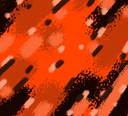 Artistic abstract orange background concept