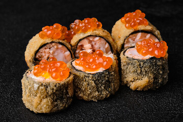 baked sushi rolls with tuna
