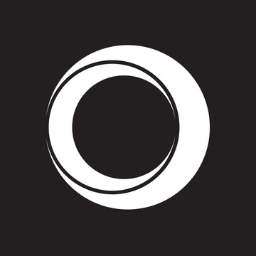Circle letter cc company logo vector image