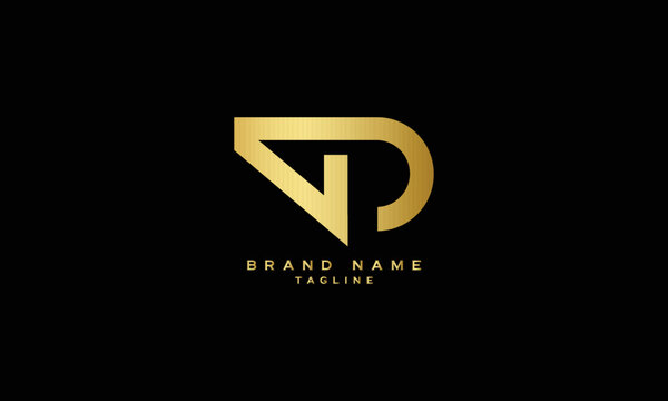 VPD, VD, VP, Abstract initial monogram letter alphabet logo design