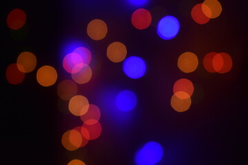 Colorful bokeh lights for background