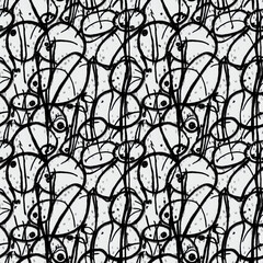 black and white, background, sameless pattern 