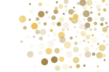 Gold glitter confetti, great design for any purpose. Party decor.