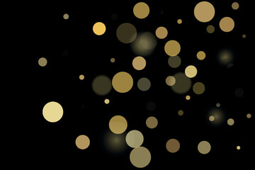 Gold glitter confetti, great design for any purpose. Party decor.