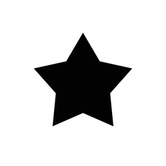 black star icon. illustration vector