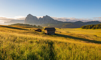 Sonnenaufgang auf der Seiser Alm