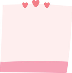 Valentine Cute Paper Line Note