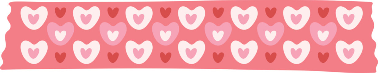 Washi Tape Valentine Love Heart