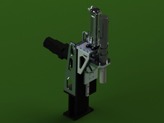 Automatic Nutrunners System MOD Tightening TU020 3D Rendering