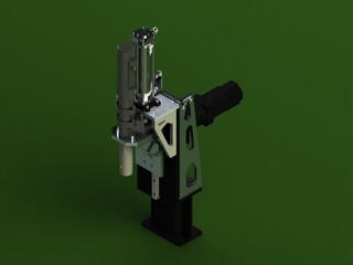 Automatic Nutrunners System MOD Tightening TU020 3D Rendering