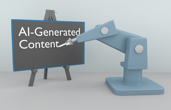 AI-Generated Content concept
