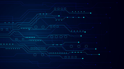 technology background with hi-tech digital data