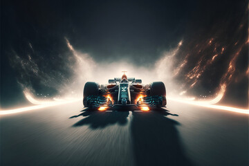 Formula 1 Cars, Generative AI, Illustration