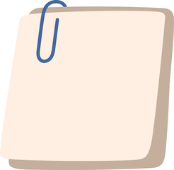 Notepad Sticky Notes Paper Clip