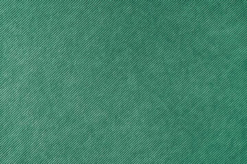 Texture background of velours green fabric. Upholstery velveteen texture fabric, corduroy furniture textile material, design interior, decor. Ridge fabric texture close up, backdrop, wallpaper. - obrazy, fototapety, plakaty