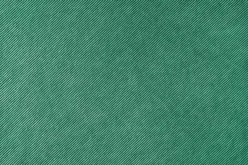 Poster Texture background of velours green fabric. Upholstery velveteen texture fabric, corduroy furniture textile material, design interior, decor. Ridge fabric texture close up, backdrop, wallpaper. © katyamaximenko