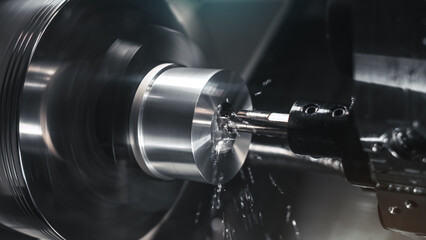 Fototapeta na wymiar CNC Cutting / Spinning 