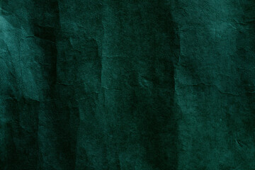 Dark green paper background surface texture