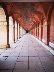 corridor in palace of aranjuez