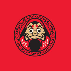 Premium Vector | Japanese festival cultural daruma