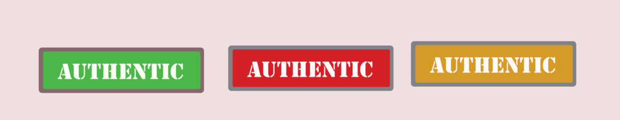Authentic stamp, Authentic 