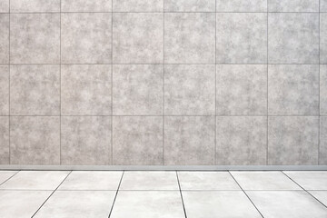 Beautiful background of gray marble tiles.