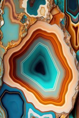 Fototapeta premium motif géométrique en agate de marbre de différentes couleurs