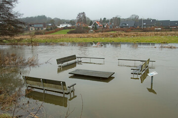 Flooding of rivers in Denmark/Scandinavia