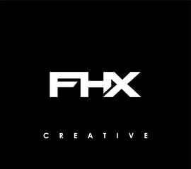 FHX Letter Initial Logo Design Template Vector Illustration