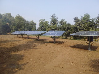 Solar Agrovoltaic system, Agriculture solar system, Logo image of solar agri farm