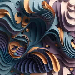 abstract Random texture, pattern, flat design, Generative Ai