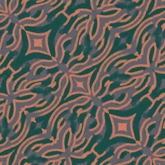 Fototapeta premium seamless pattern with flowers